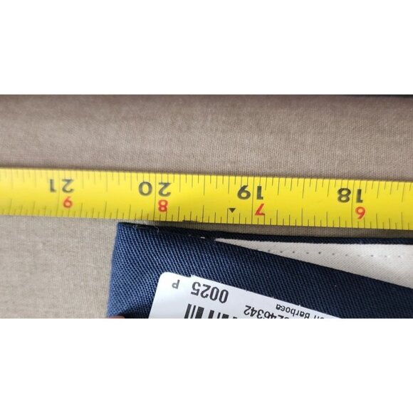 Unifirst Soft Twill Cotton/Polyester Men's Blue Slacks - Chino Dress/Casual Pant - Picture 7 of 12